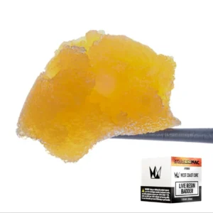 Strawnana Mac | West Coast Cure Live Resin Badder | 1g | Hybrid By West Coast Cure