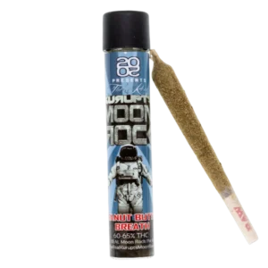 MoonRock Infused Pre-roll | Peanut Butter Breath By Krupts Moonrocks